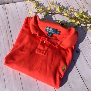 Polo by Ralph Lauren Polo Shirt Salmon/Orange XL